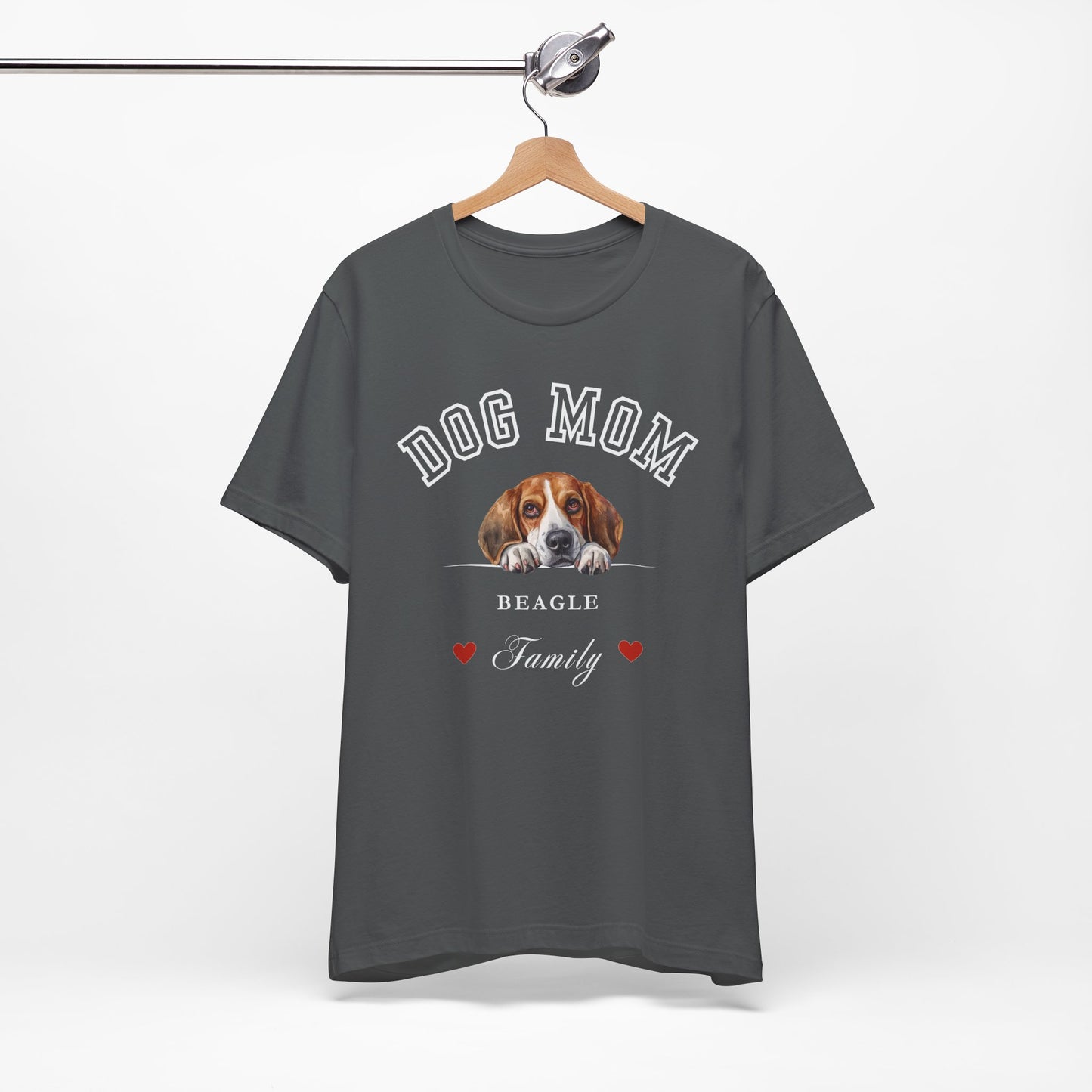 Beagle Dog Mom Family T-Shirt - Mother’s Day Gift for Dog Lovers