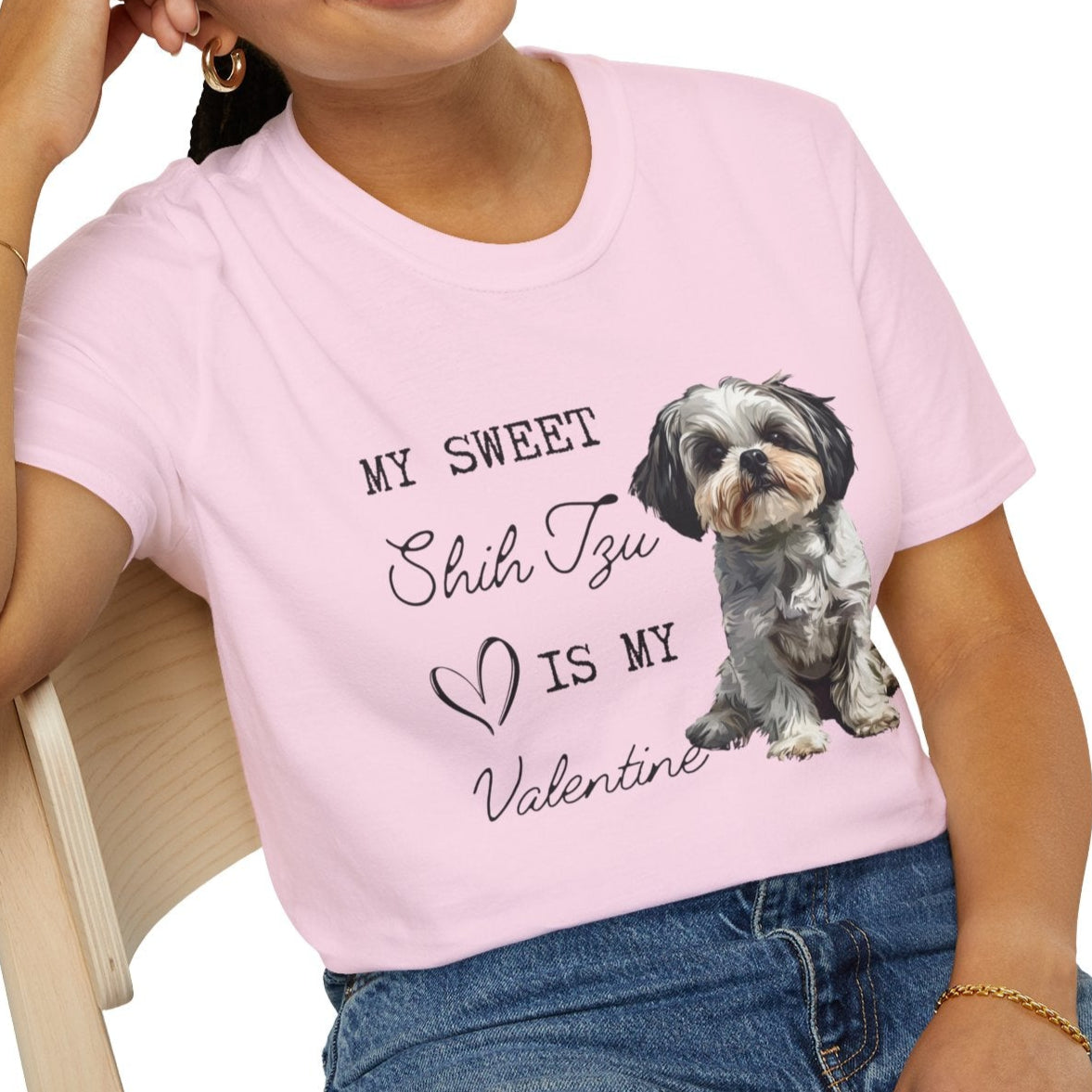 Shih Tzu - My Sweet Shih Tzu is My Valentine - T-shirt