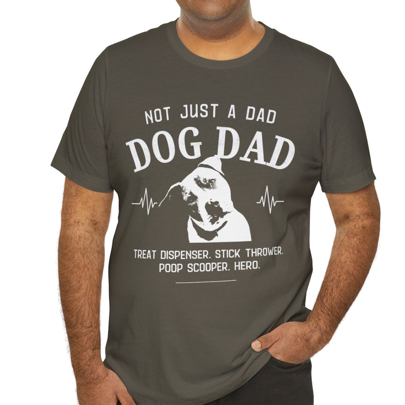 Pit Bull Dog Dad T-shirt
