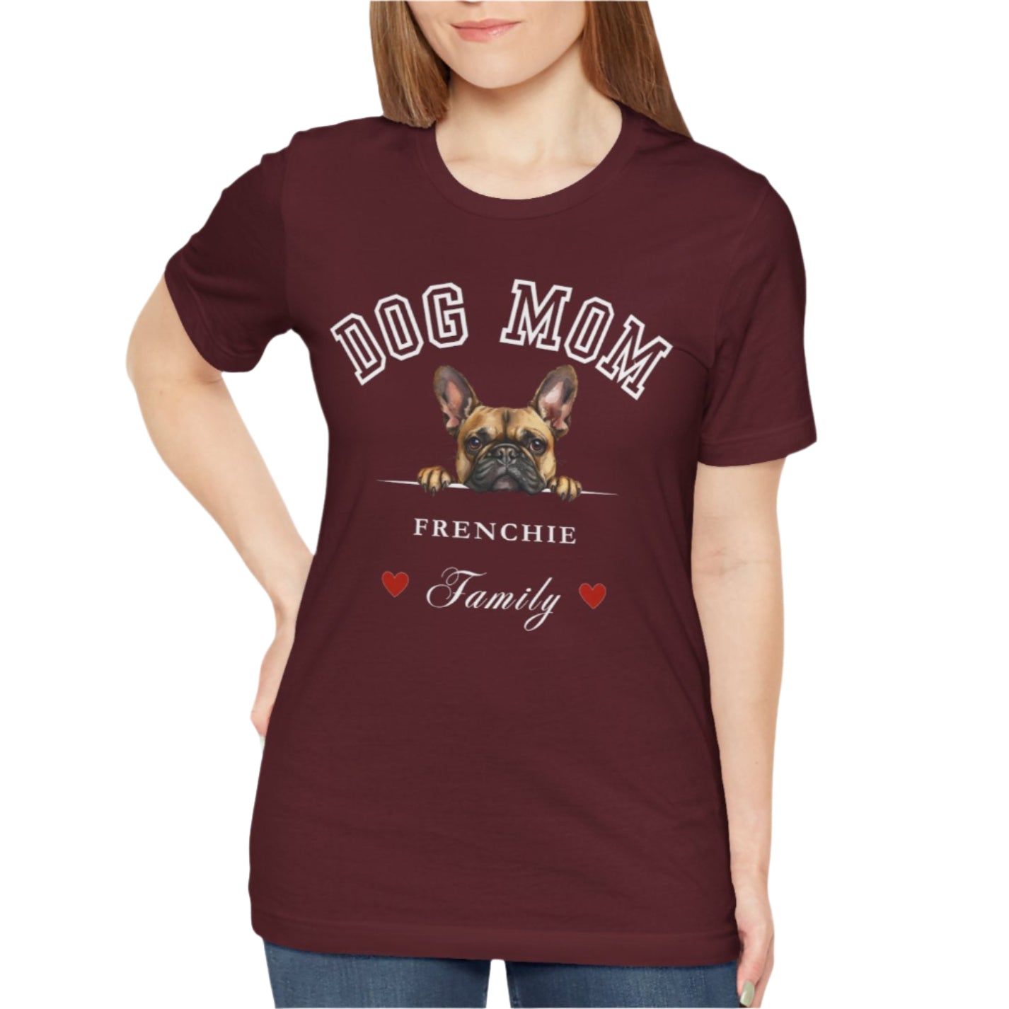 French Bulldog Mom Family T-Shirt - Mother’s Day Gift for Dog Lovers