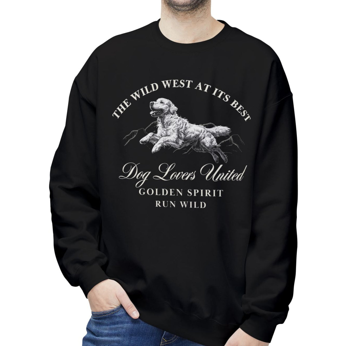Golden Retriever - Golden Spirit Sweatshirt– Wild West Edition