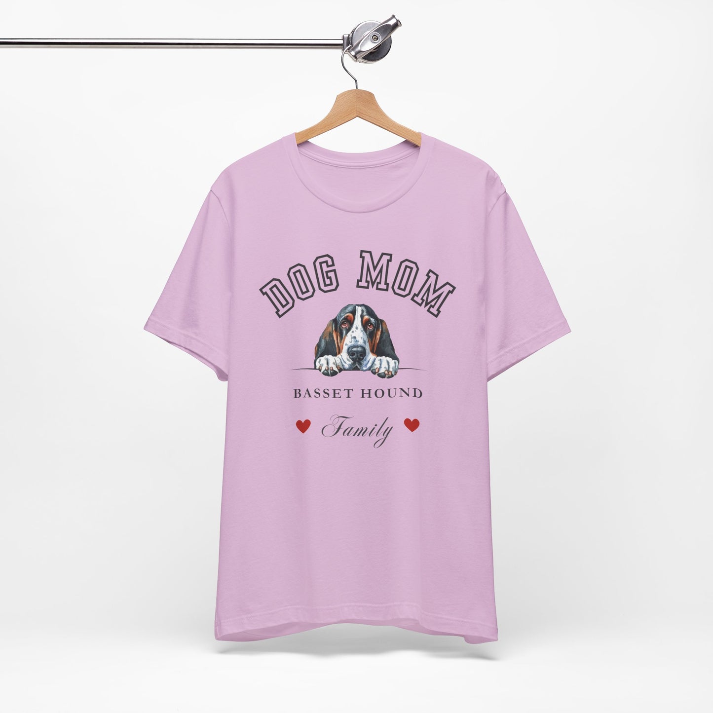 Busset Hound Mom Family T-Shirt - Mother’s Day Gift for Dog Lovers