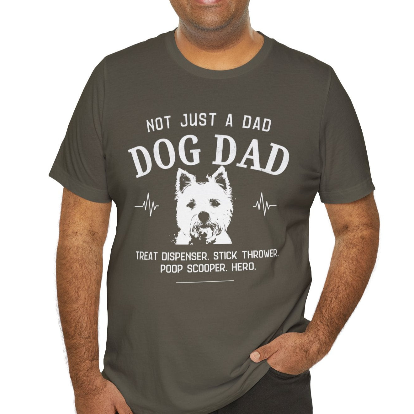 Westie Dog Dad T-shirt