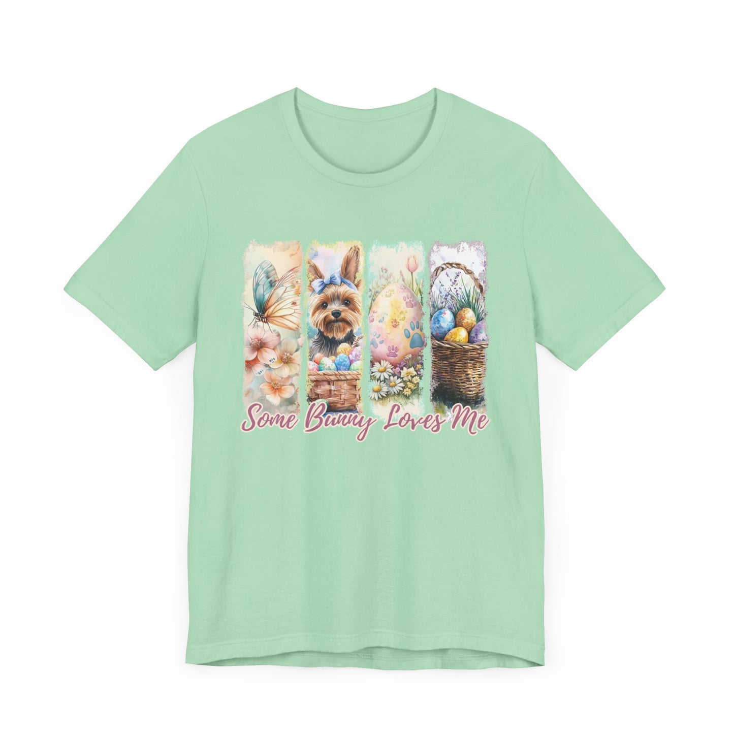 Yorkie Easter T-Shirt – "Some Bunny Loves Me"