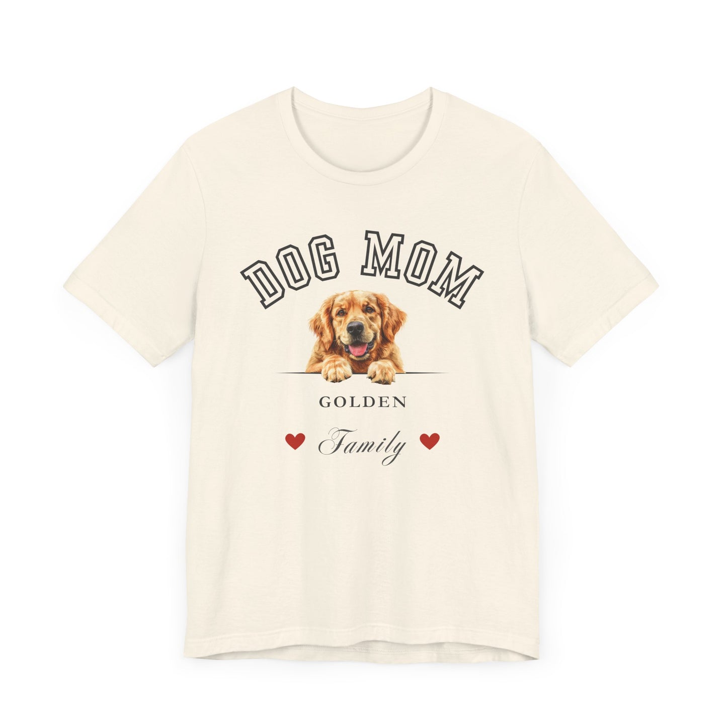 Golden Retriever Mom Family T-Shirt - Mother’s Day Gift for Dog Lovers
