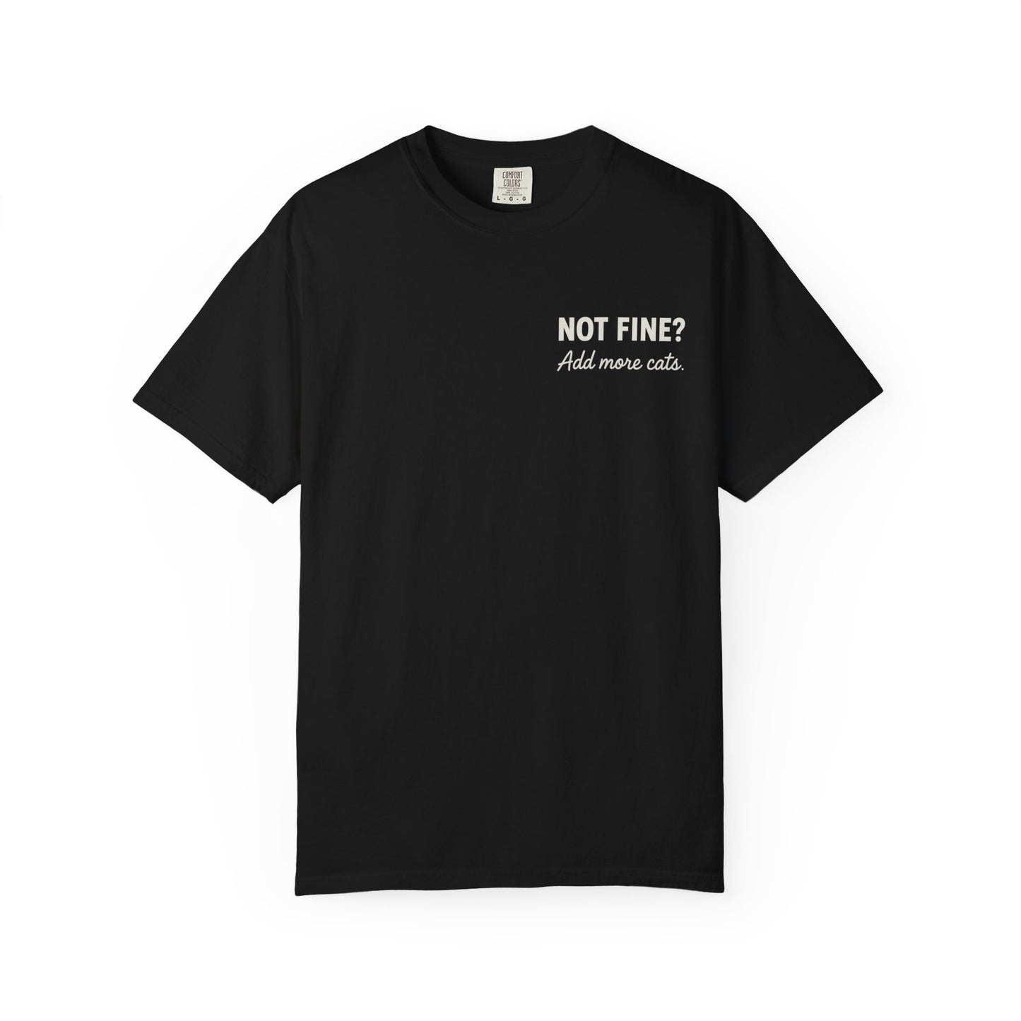 Add More Cats Tee – Comfort Colors® 1717