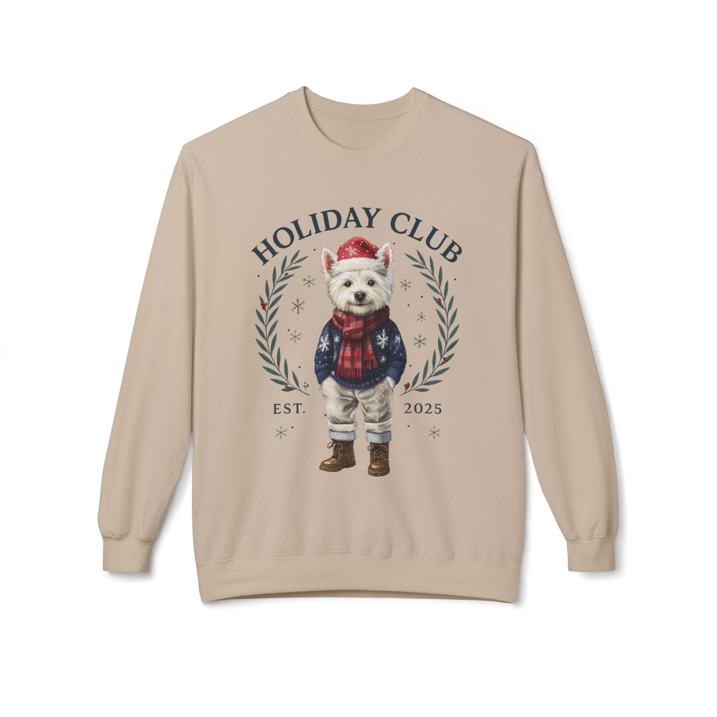 Westie Holiday Club Christmas Sweater