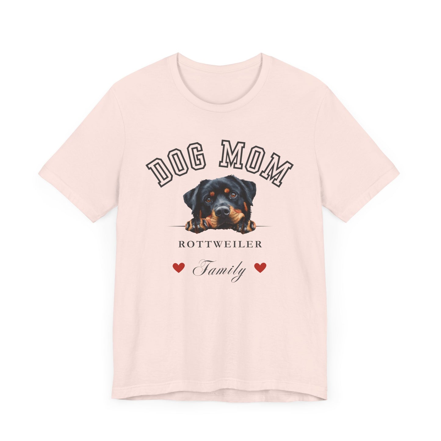 Rottweiler Mom Family T-Shirt - Mother’s Day Gift for Dog Lovers