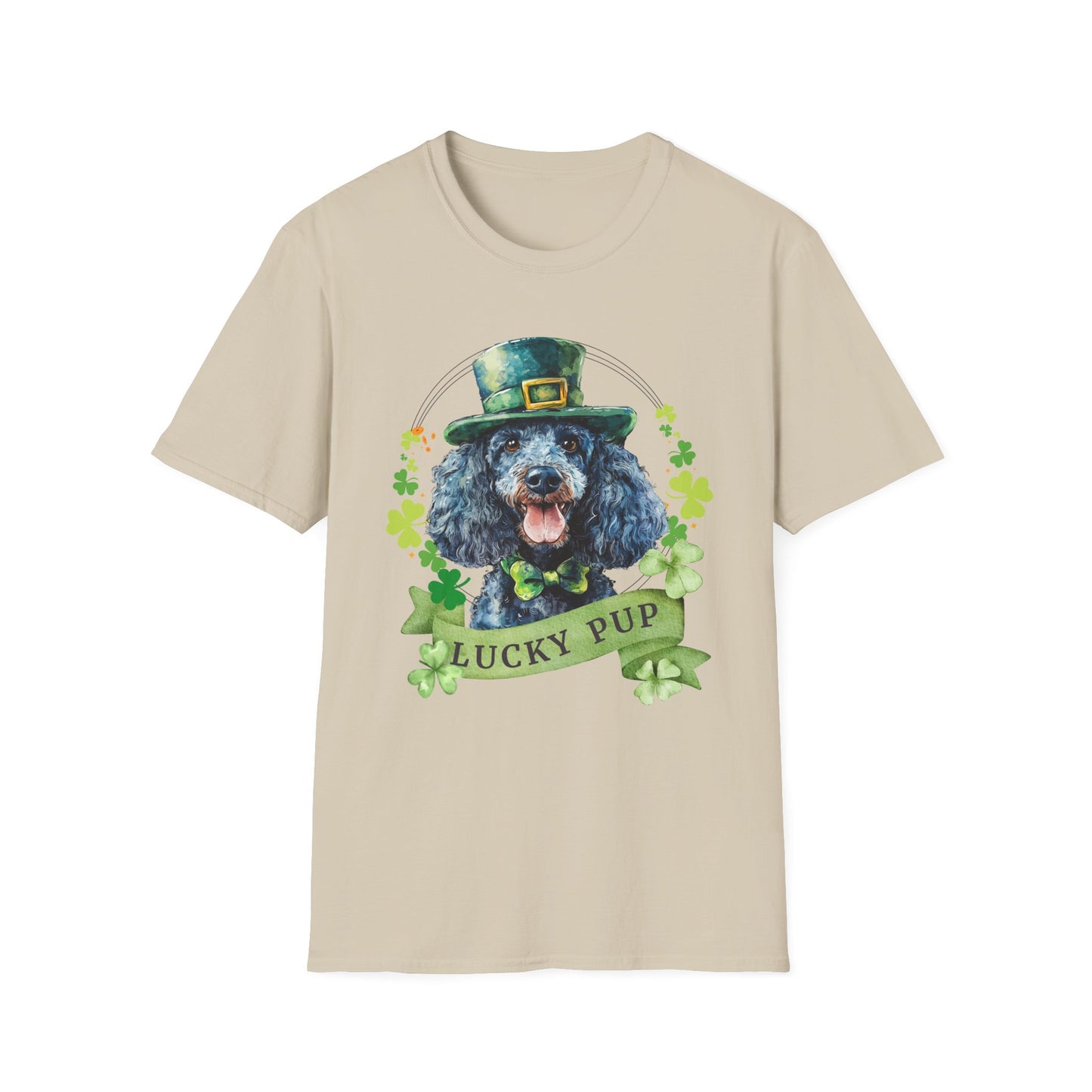 Poodle (Black Blue) - St. Patrick’s Day Dog Lover T-Shirt