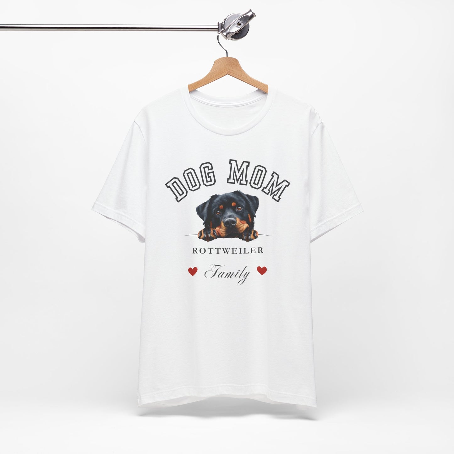 Rottweiler Mom Family T-Shirt - Mother’s Day Gift for Dog Lovers