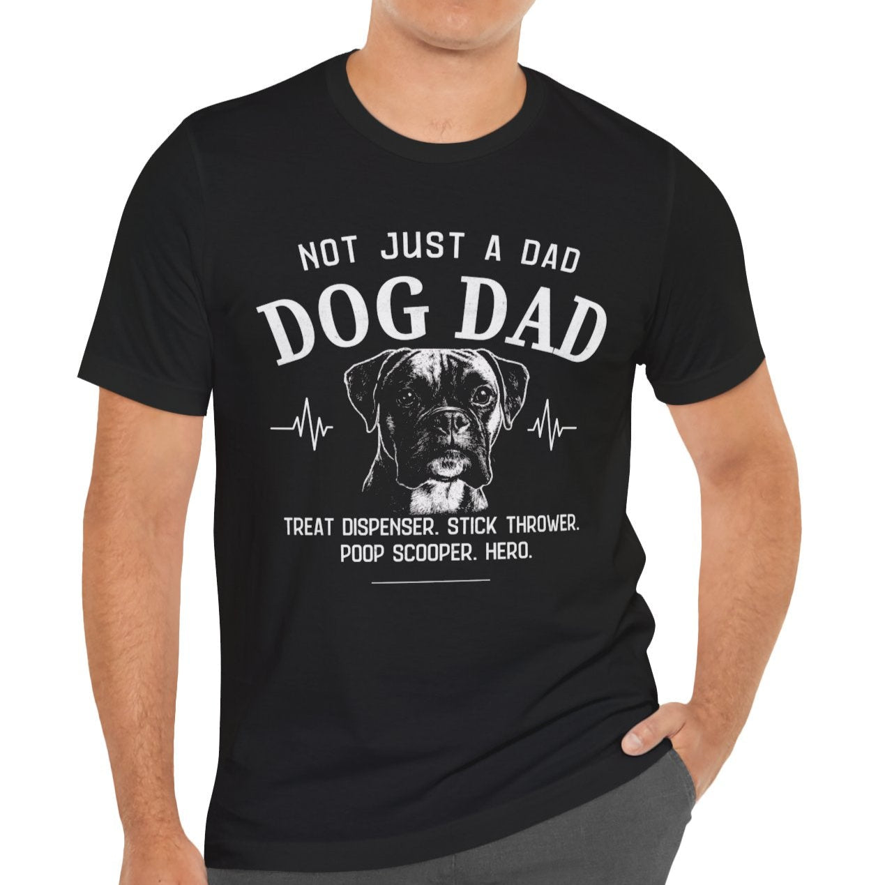 Boxer Dog Dad T-shirt