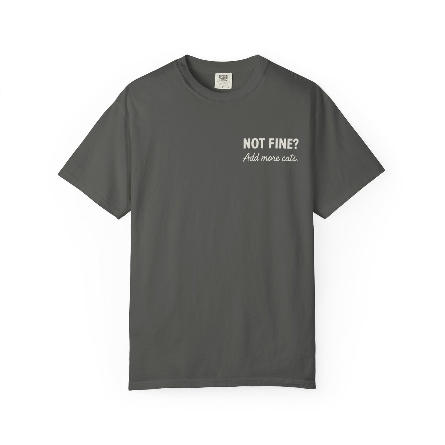Add More Cats Tee – Comfort Colors® 1717