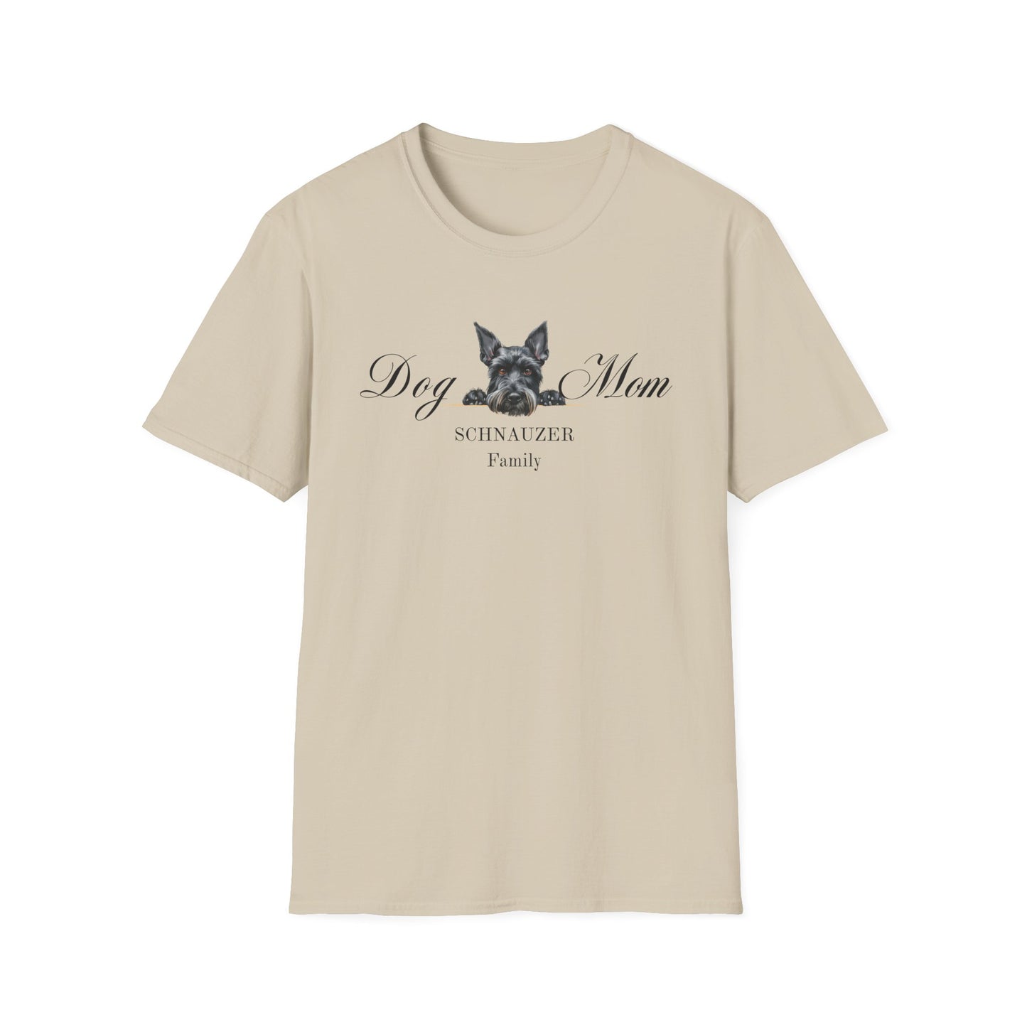 schnauzer t-shirt dog mom gift