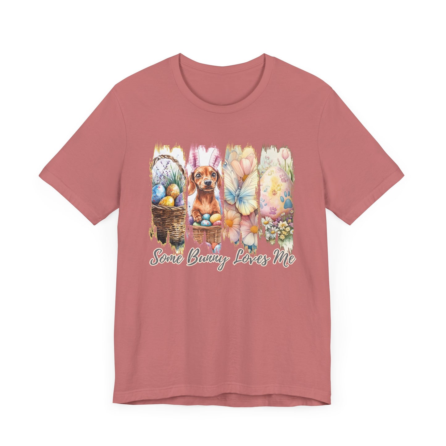Dachshund Easter T-Shirt – "Some Bunny Loves Me"