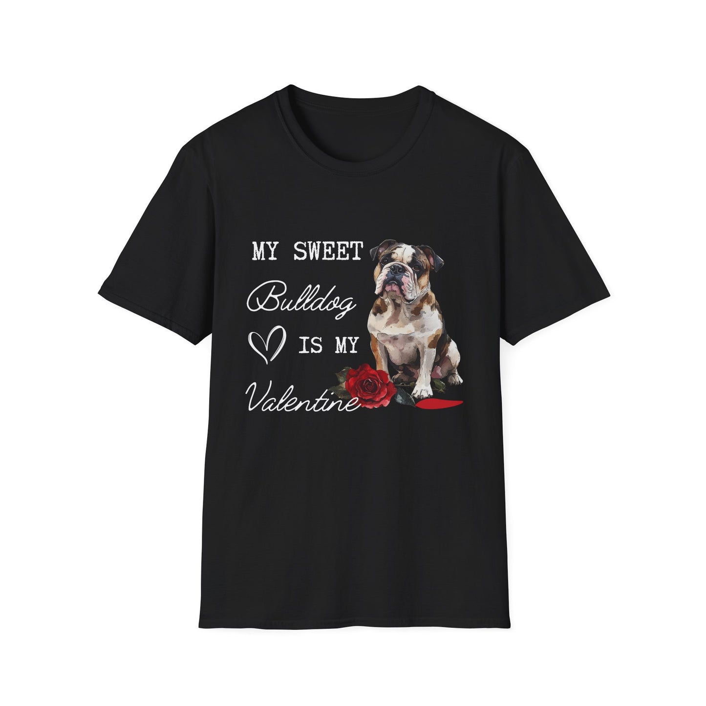 English Bulldog Lover Valentine's Shirt