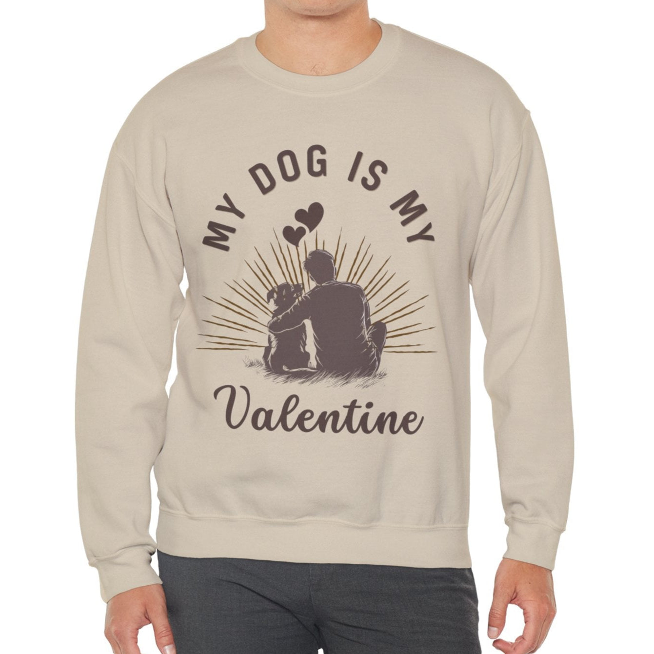 My Dog, My Valentine - Dog Dad Edition Sweater