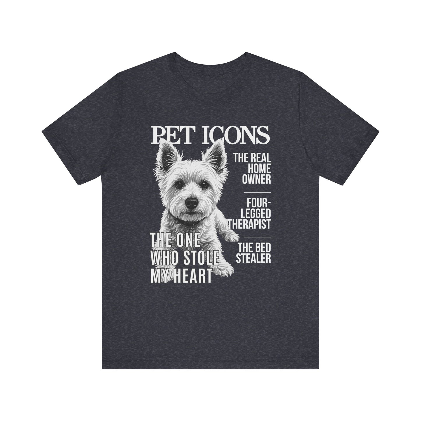 Pet Icons T-shirt - Westie Edition