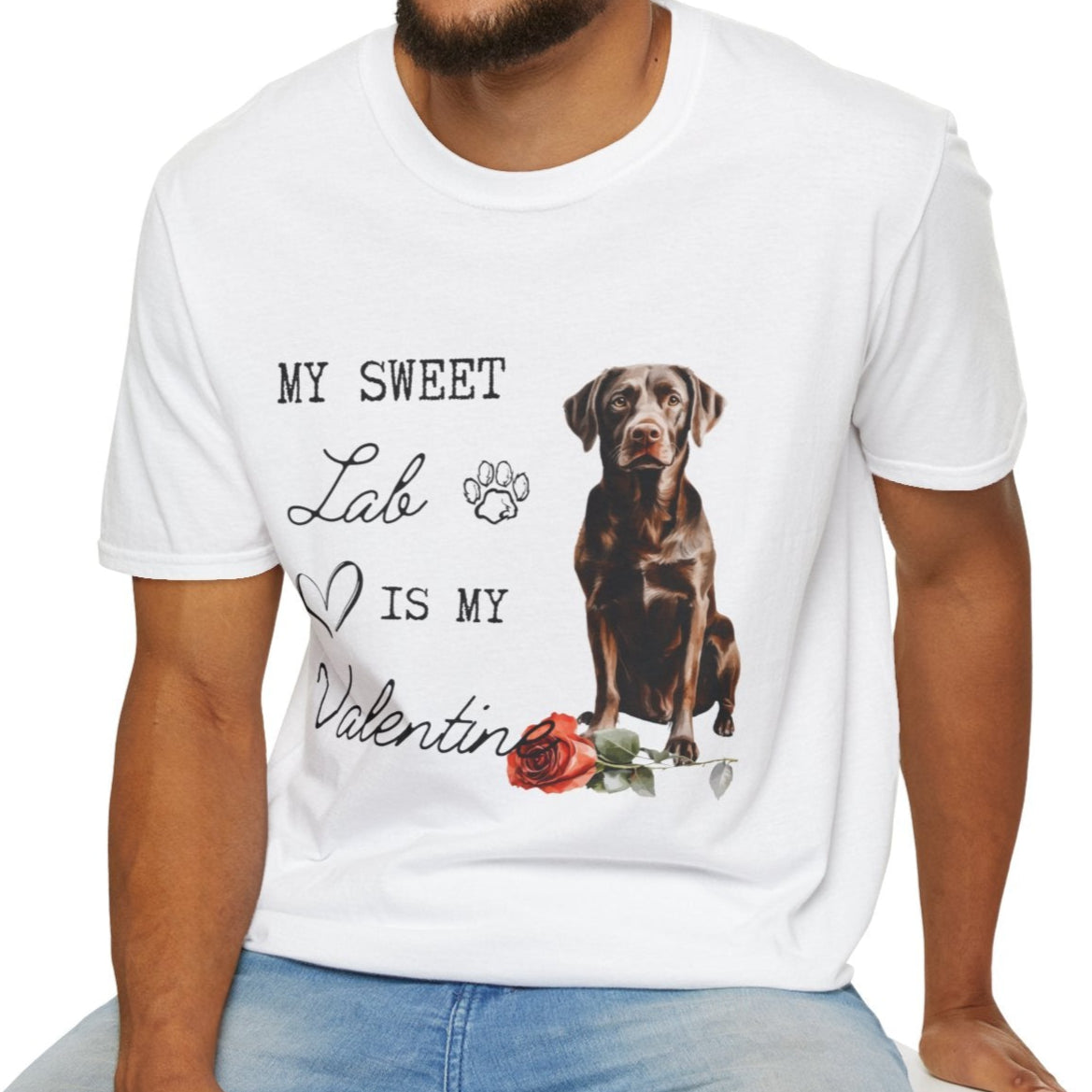 Labrador Retriever (Chocolate) - My Sweet Lab is My Valentine - Shirt
