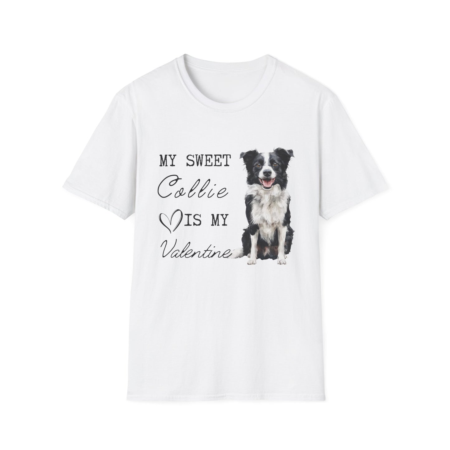 Border Collie Valentine's Day Shirt