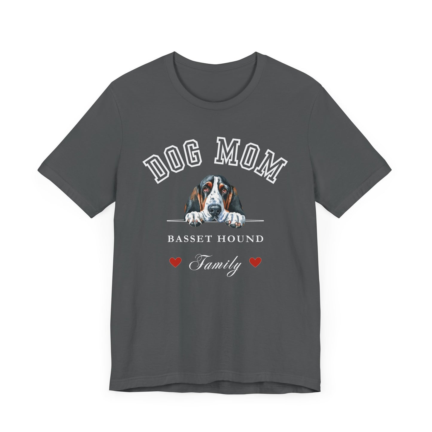 Busset Hound Mom Family T-Shirt - Mother’s Day Gift for Dog Lovers
