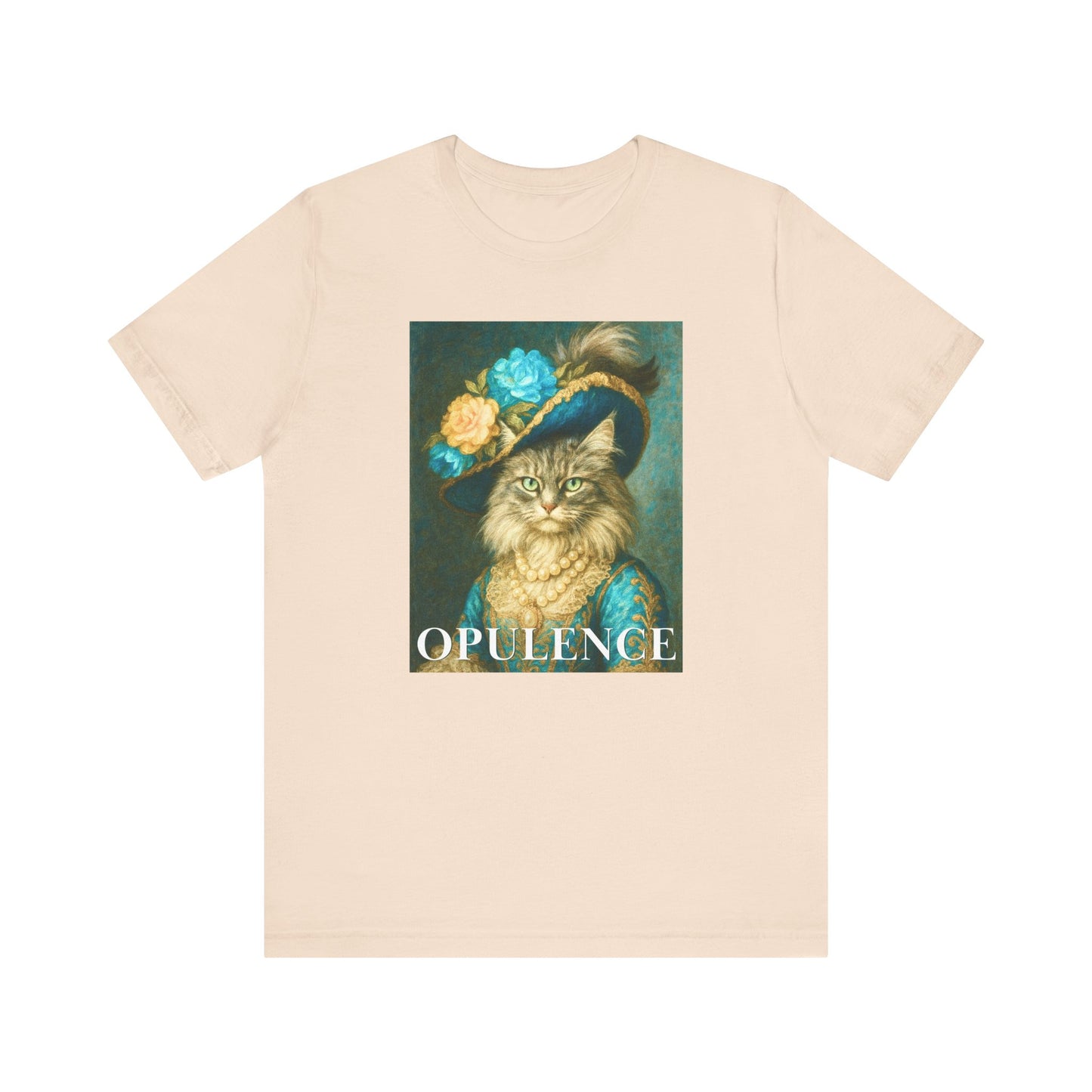 Opulence Cat Tee – The Victorian Blue