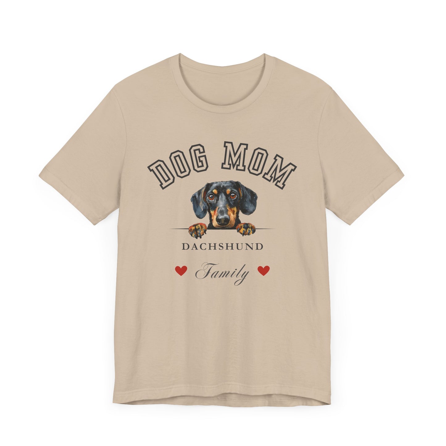 Dachshund Mom Family T-Shirt - Mother’s Day Gift for Dog Lovers