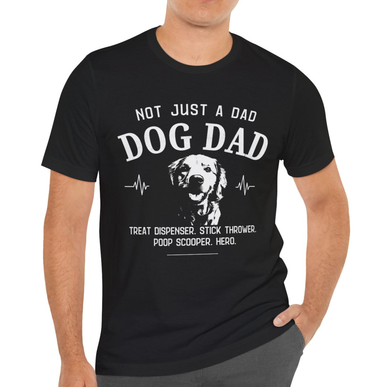 golden retriever dog dad t-shirt, father's day gift for dog lovers