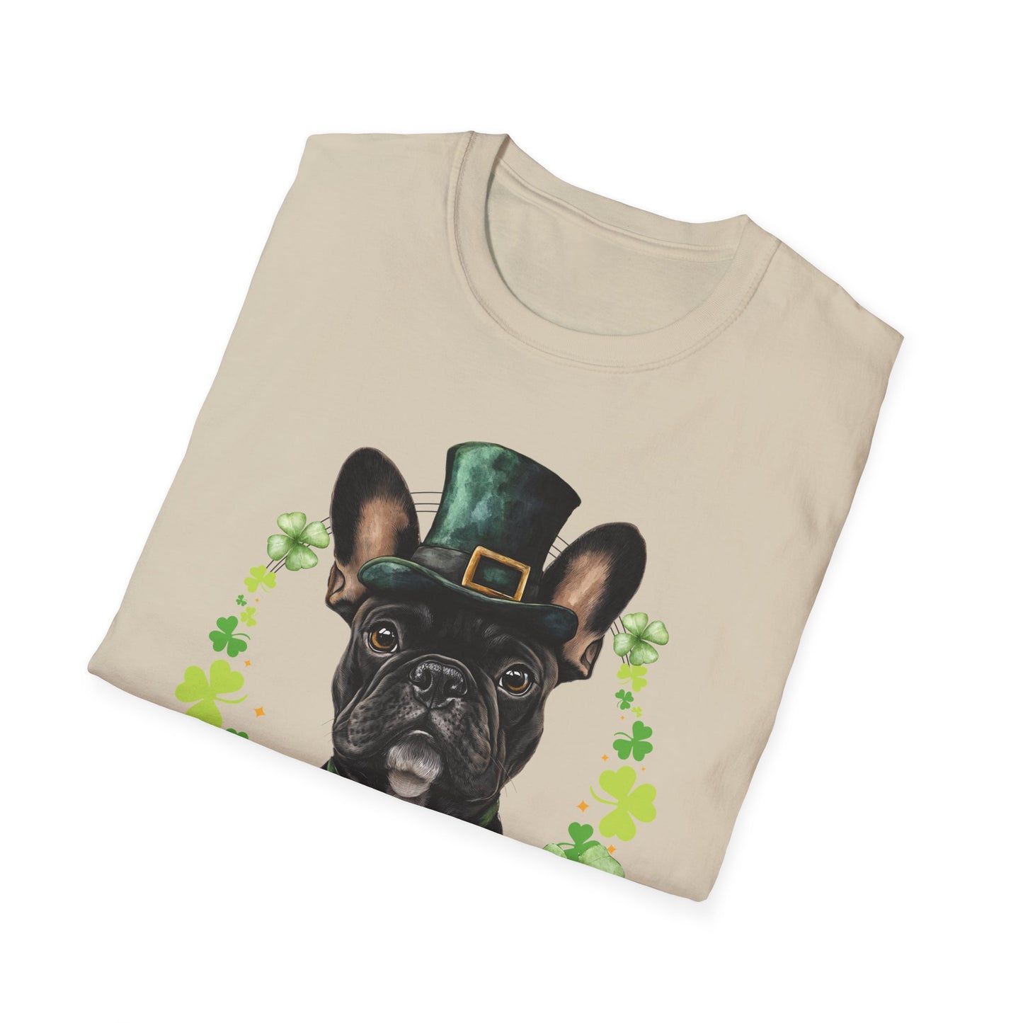 frenchie lover st. patrick's day t-shirt