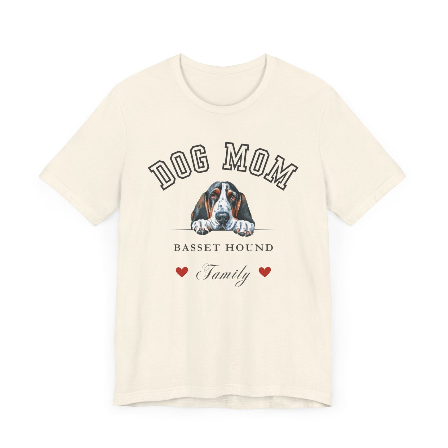 Busset Hound Mom Family T-Shirt - Mother’s Day Gift for Dog Lovers