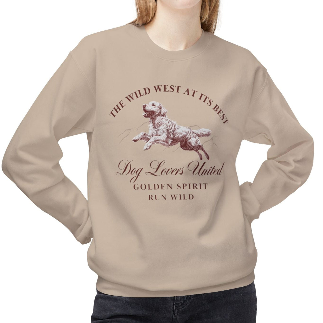 Golden Retriever - Golden Spirit Sweatshirt– Wild West Edition