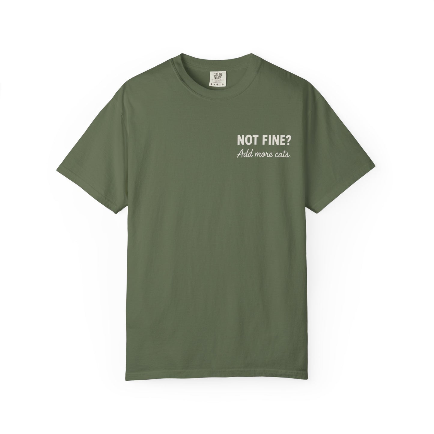 Add More Cats Tee – Comfort Colors® 1717