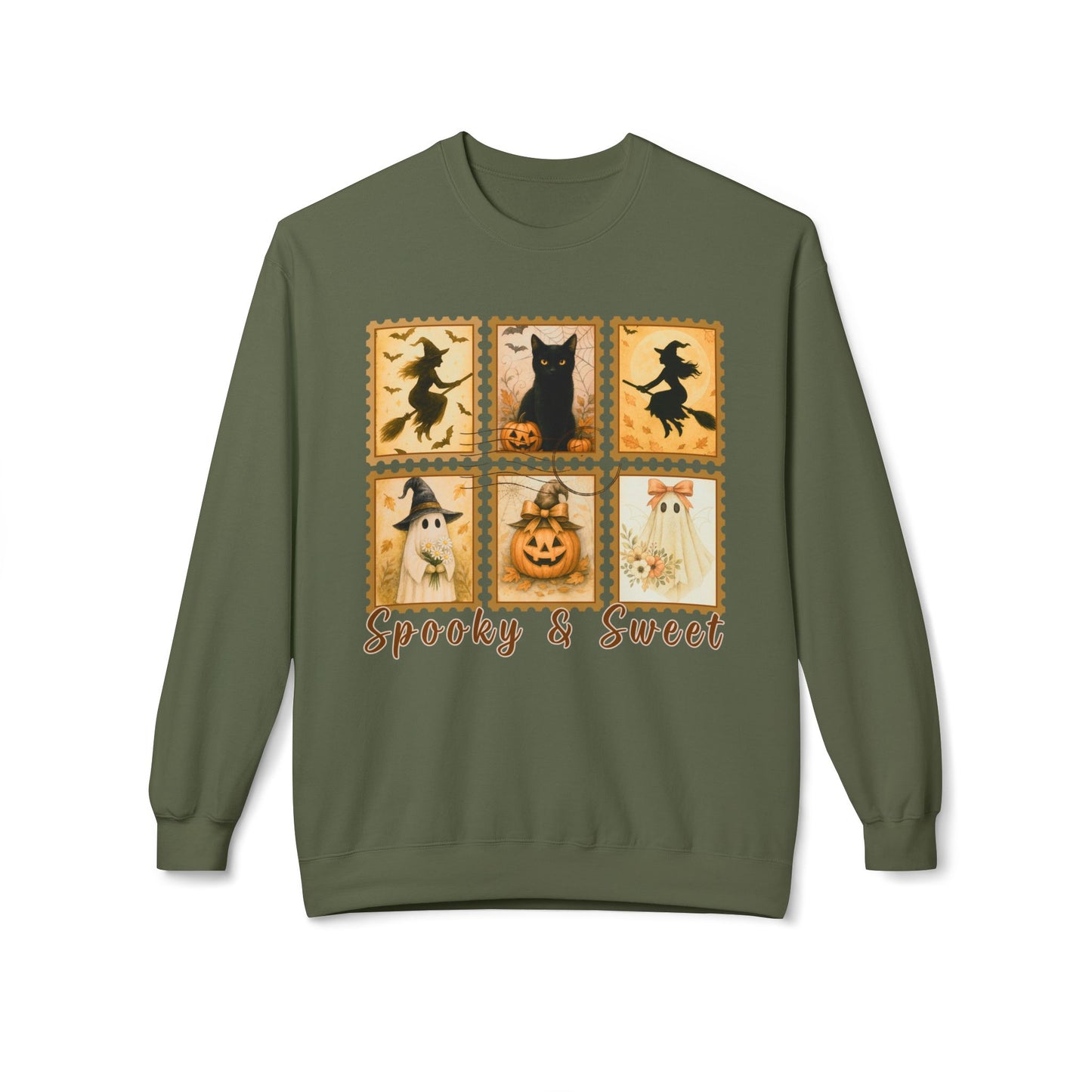 Spooky & Sweet Stamp Sweatshirt – Personalized Halloween Pet Edition