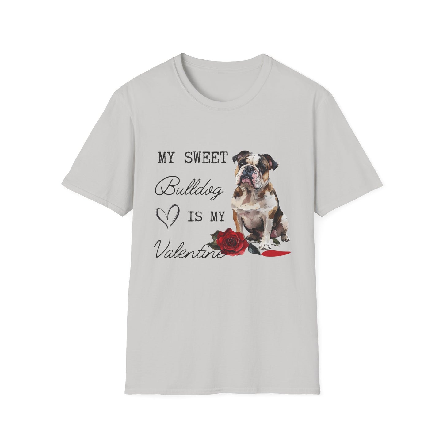 English Bulldog Lover Valentine's Shirt