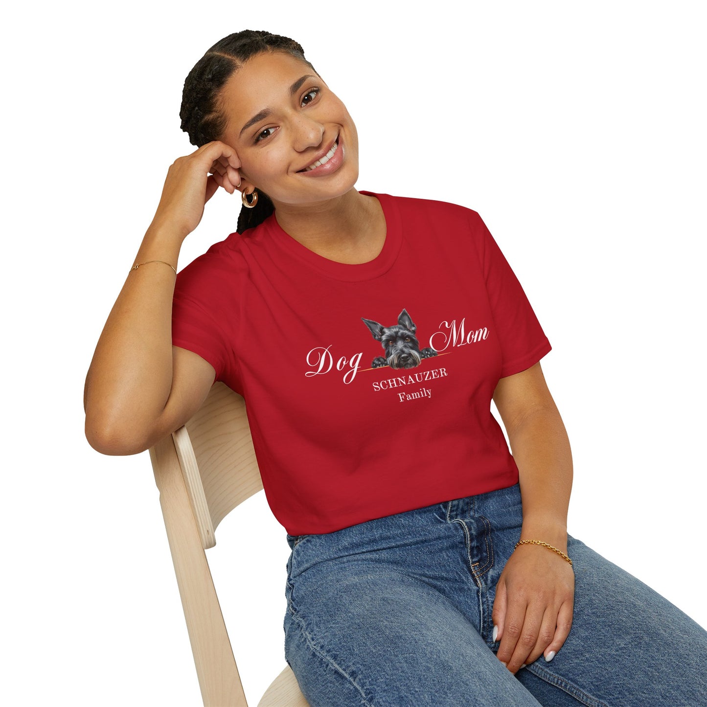 schnauzer t-shirt dog mom gift