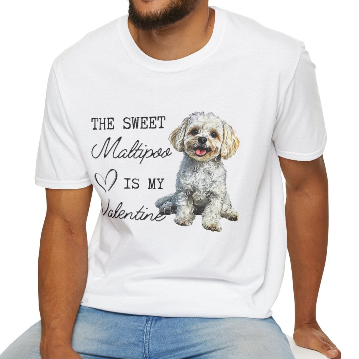Maltipoo - My Sweet Maltipoo is My Valentine - T-shirt
