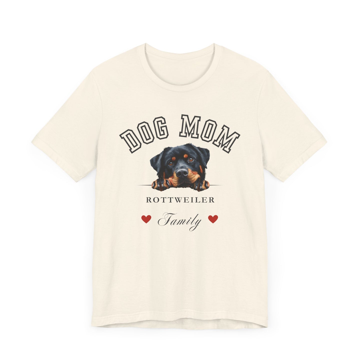Rottweiler Mom Family T-Shirt - Mother’s Day Gift for Dog Lovers