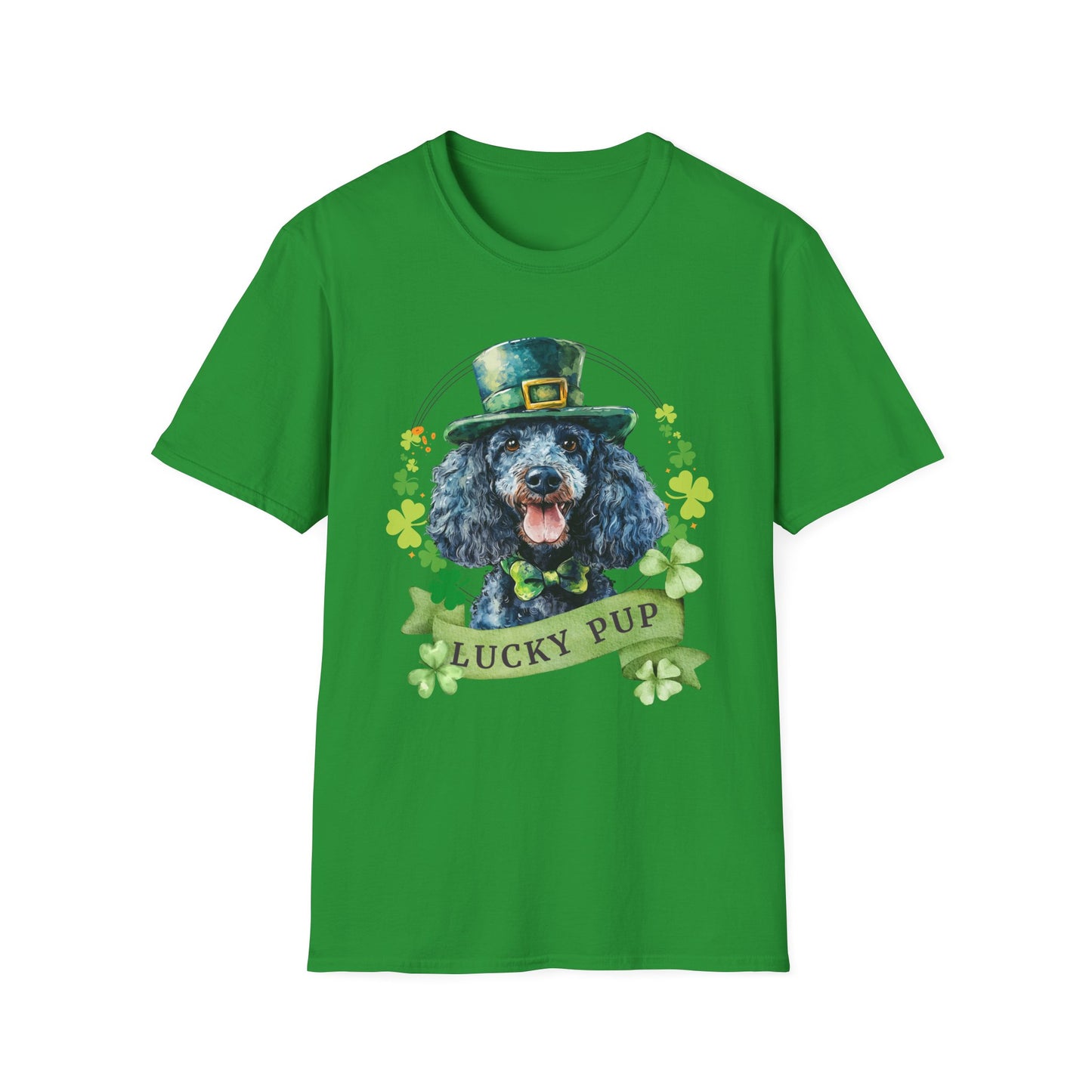 Poodle (Black Blue) - St. Patrick’s Day Dog Lover T-Shirt