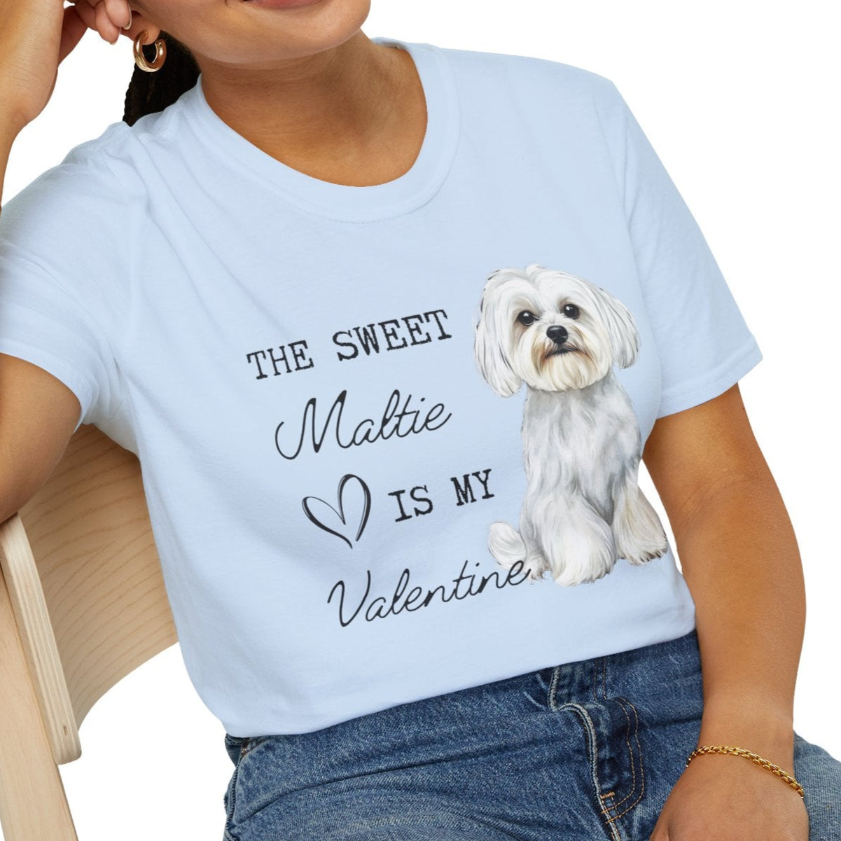 Maltese - The Sweet Maltie is My Valentine - Shirt