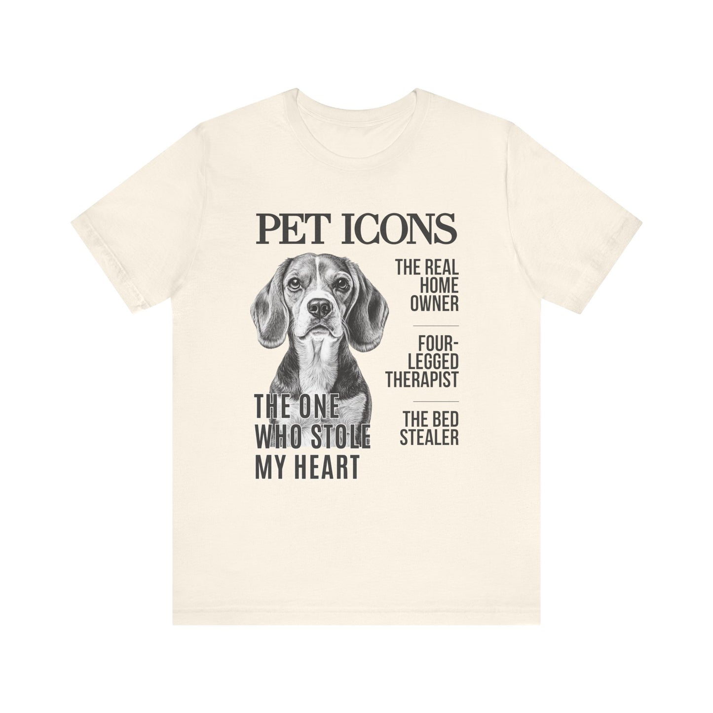 Pet Icons T-shirt - Beagle Edition