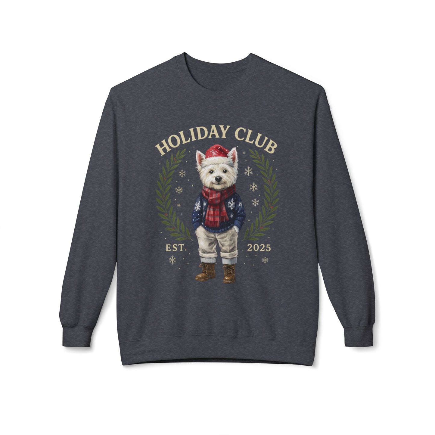 Westie Holiday Club Christmas Sweater