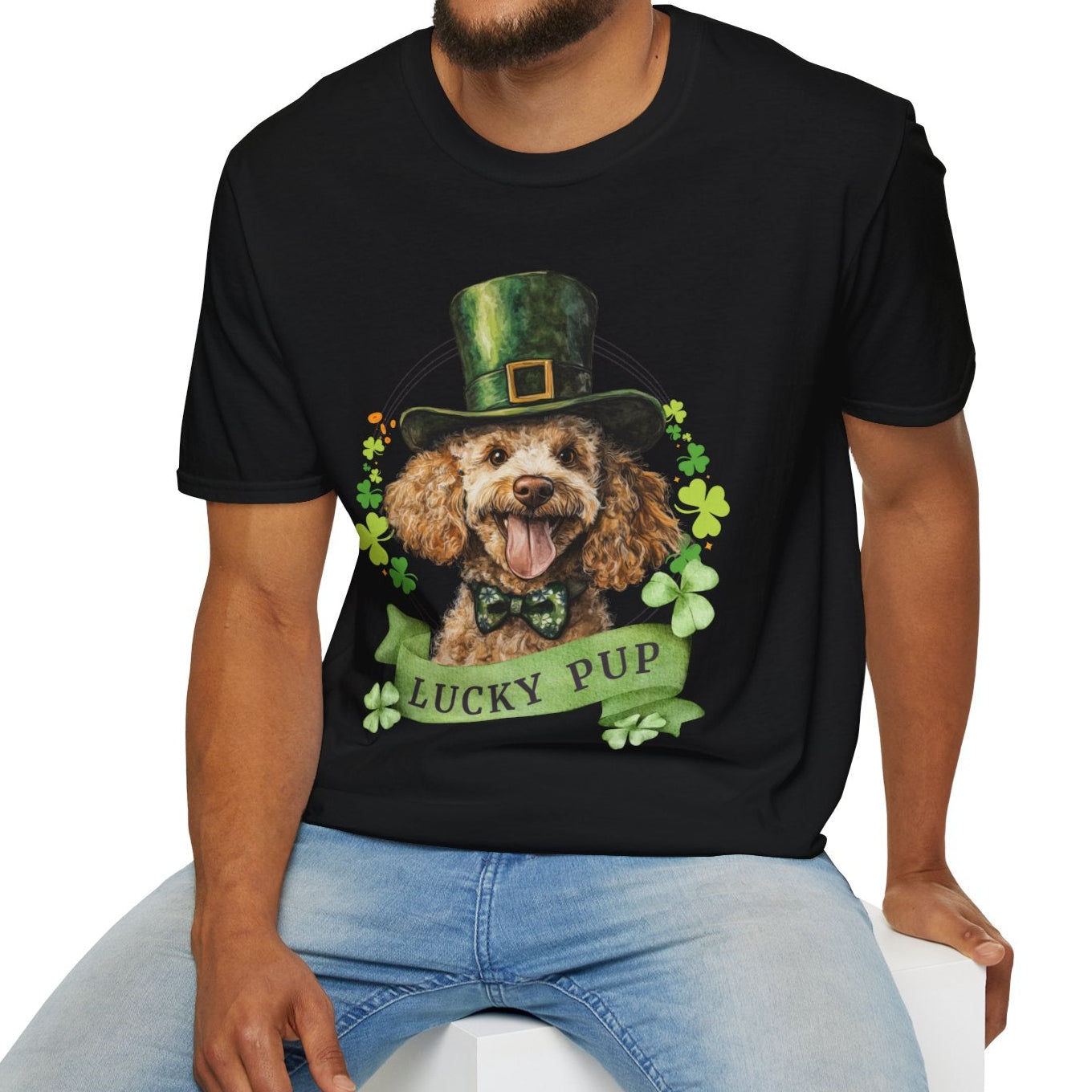 poodle lover st. patrick's day tee