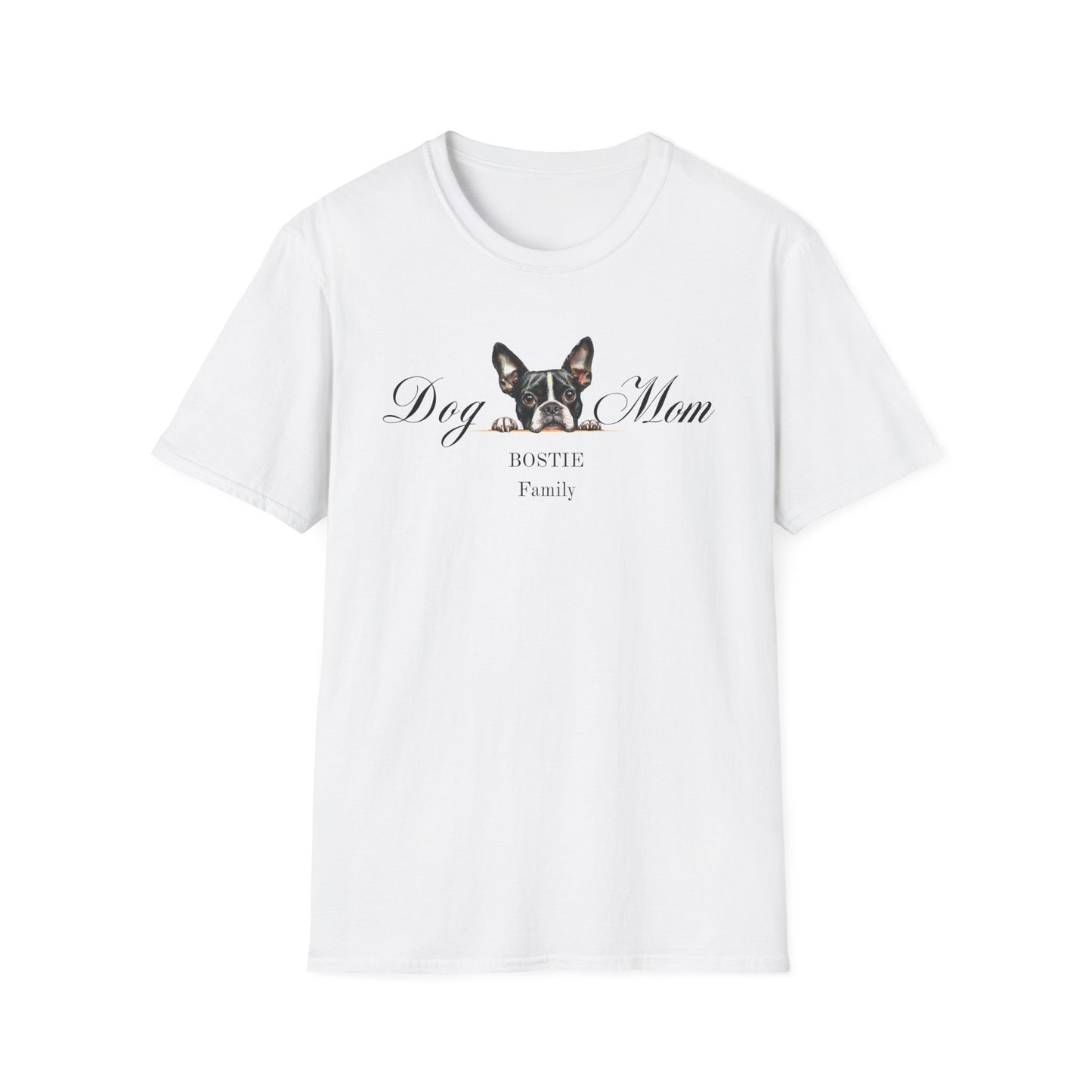 Boston Terrier Mom Tee – For Stylish Dog Moms Everywhere