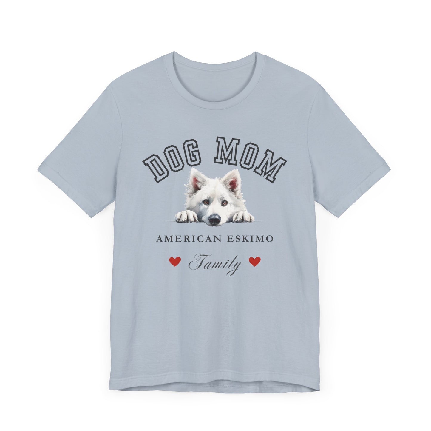 American Eskimo Dog Mom Family T-Shirt - Mother’s Day Gift for Dog Lovers