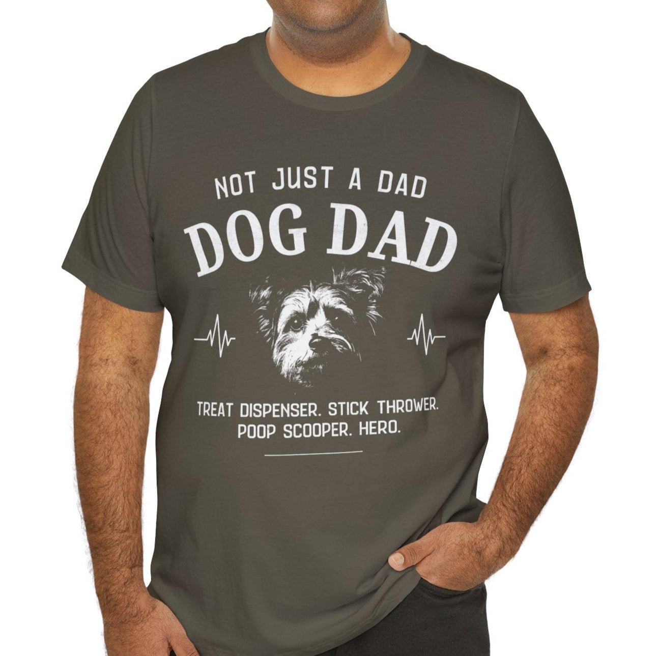 Yorkie Dog Dad T-shirt