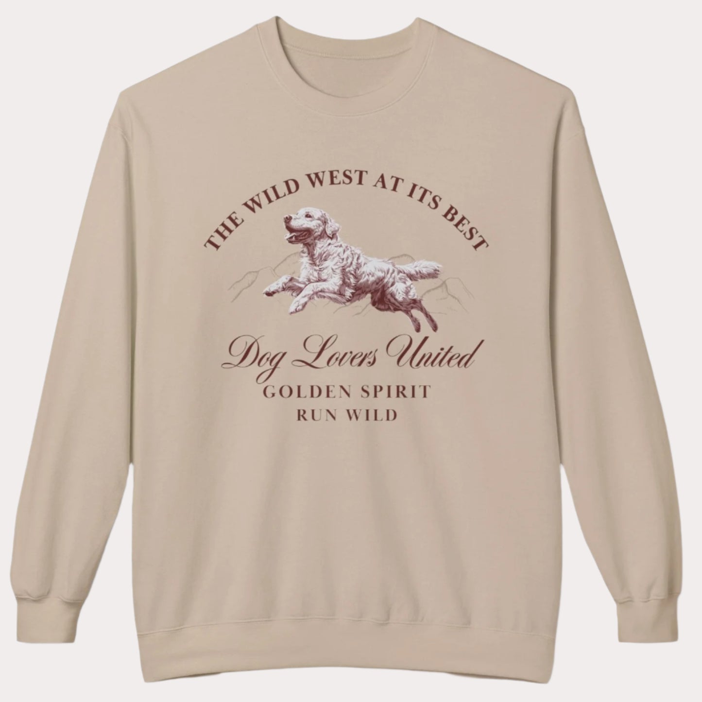 Golden Retriever - Golden Spirit Sweatshirt– Wild West Edition