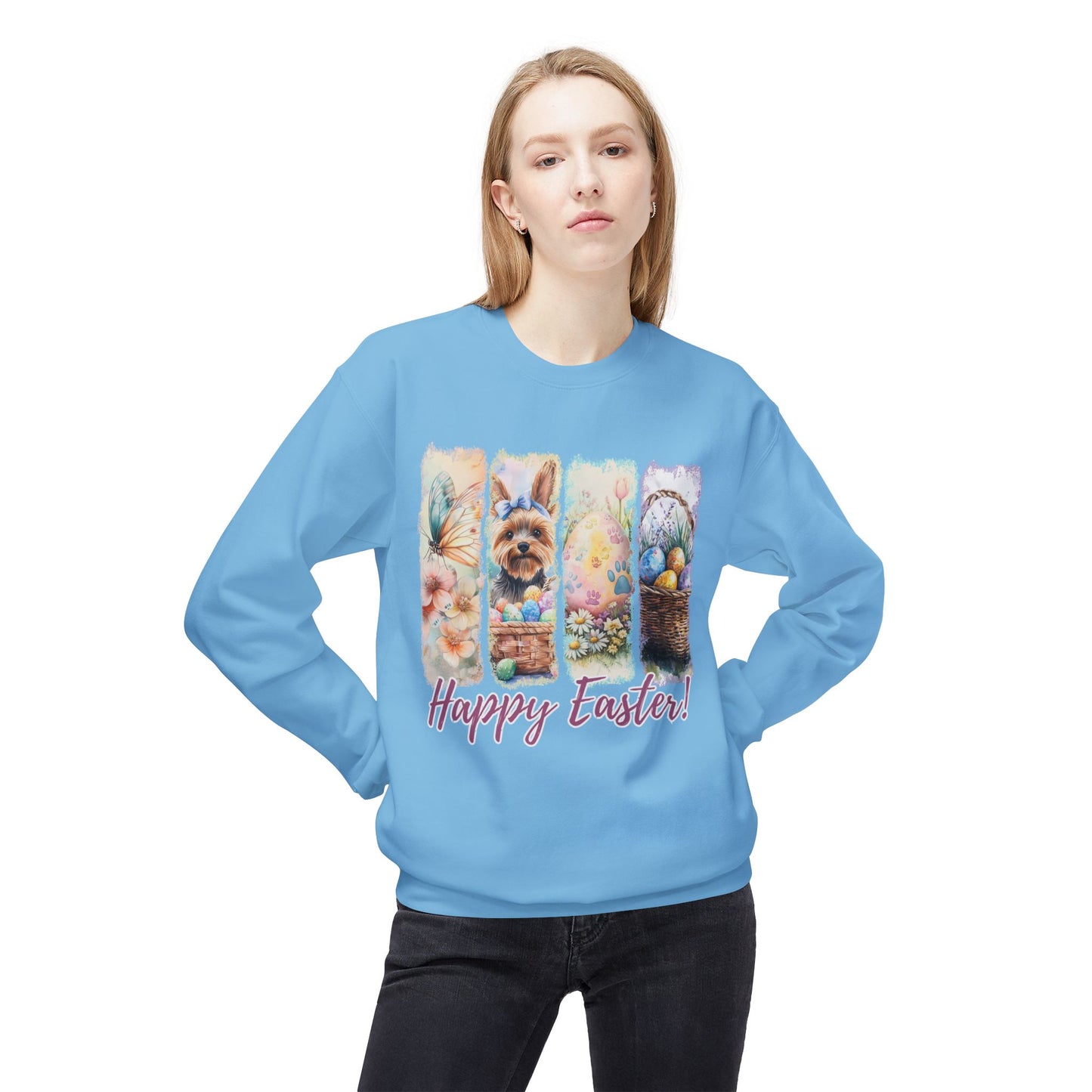 Yorkshire Terrier Easter Sweatshirt