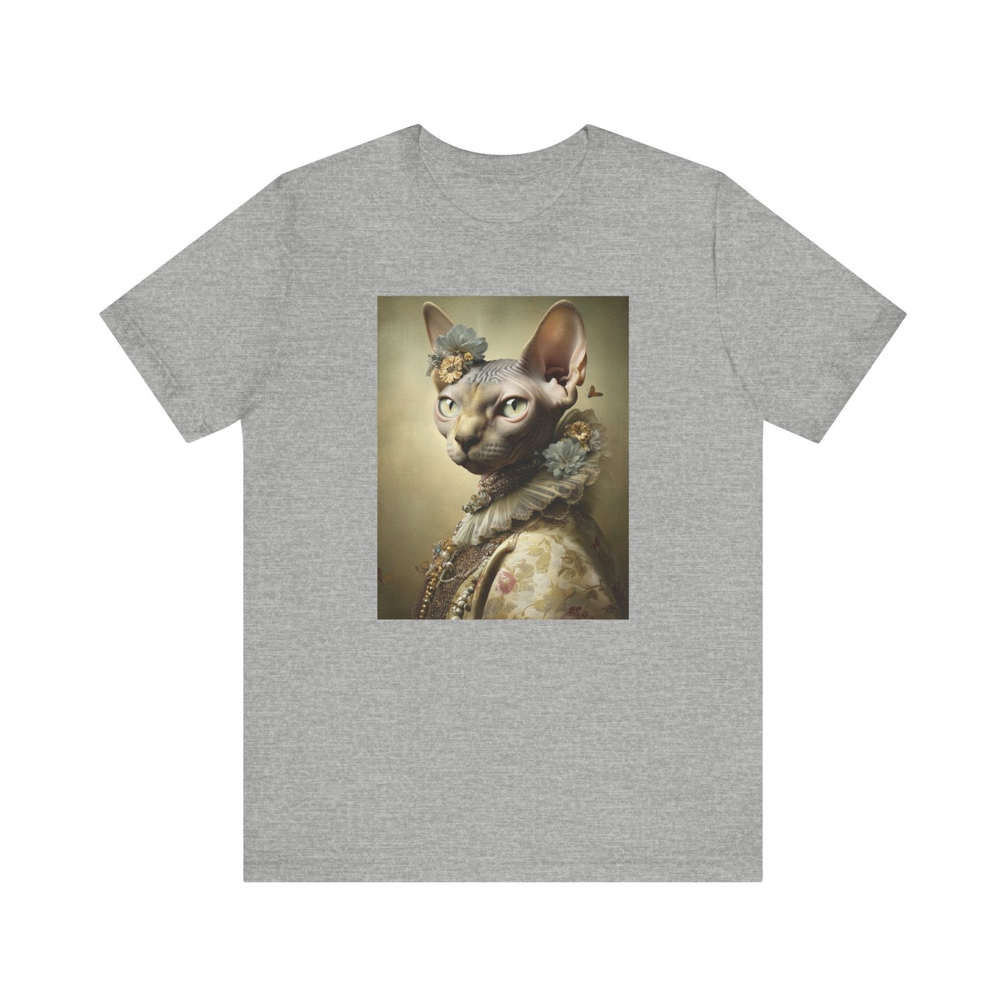 Royal Sphynx Cat Tee - Customizable Aristocrat Cat Shirt