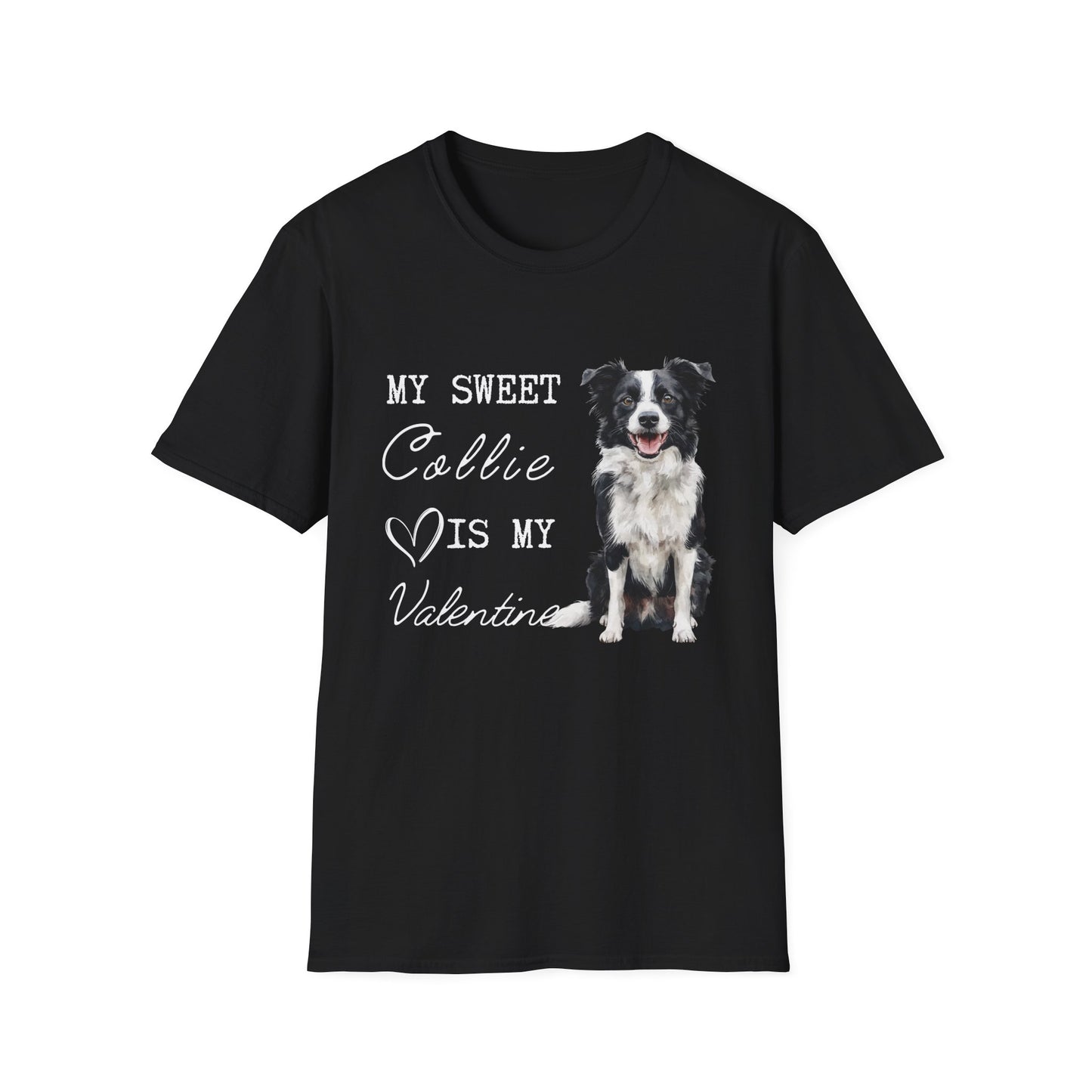 Border Collie Valentine's Day Shirt