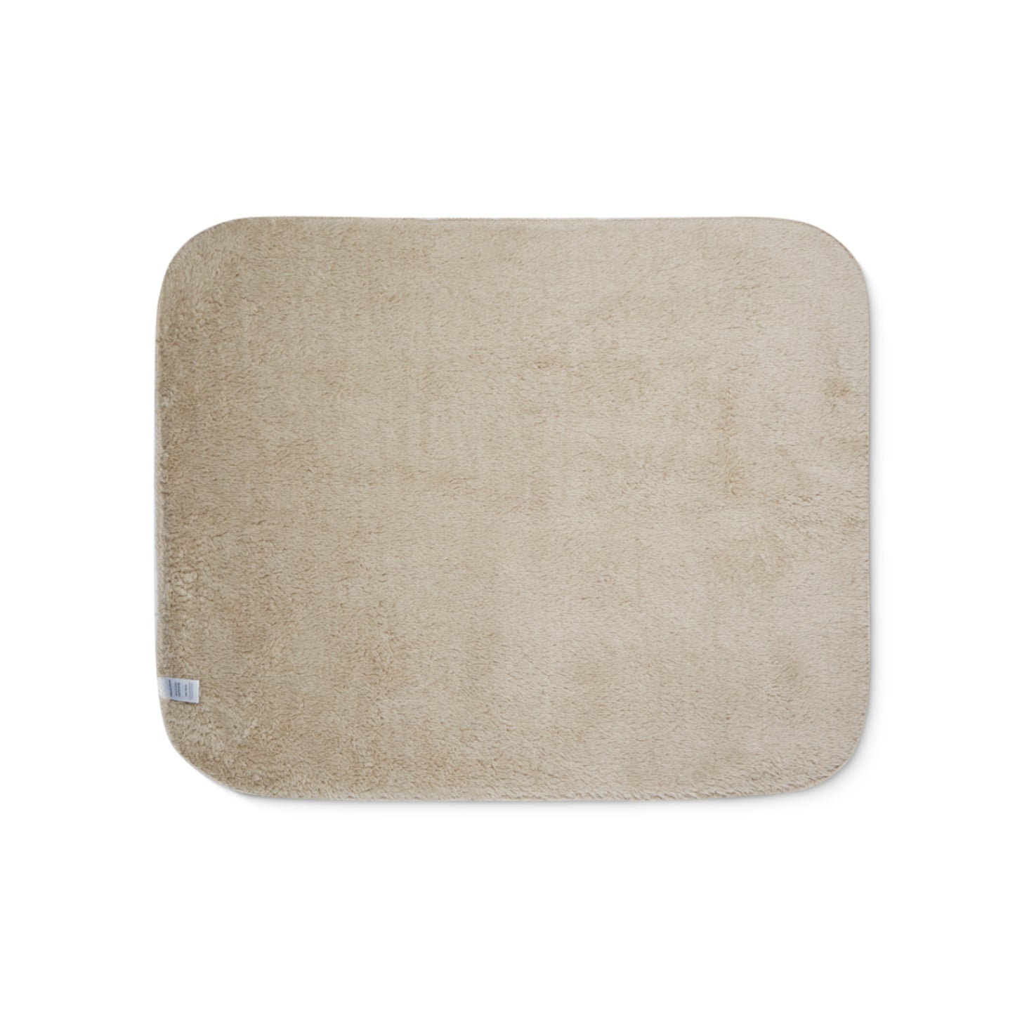 Comfort Zone - Cozy Cat Reading Blanket – Custom Sherpa Throw, Beige - Horizontal