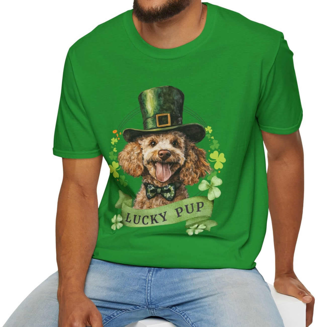 poodle lover st. patrick's day tee